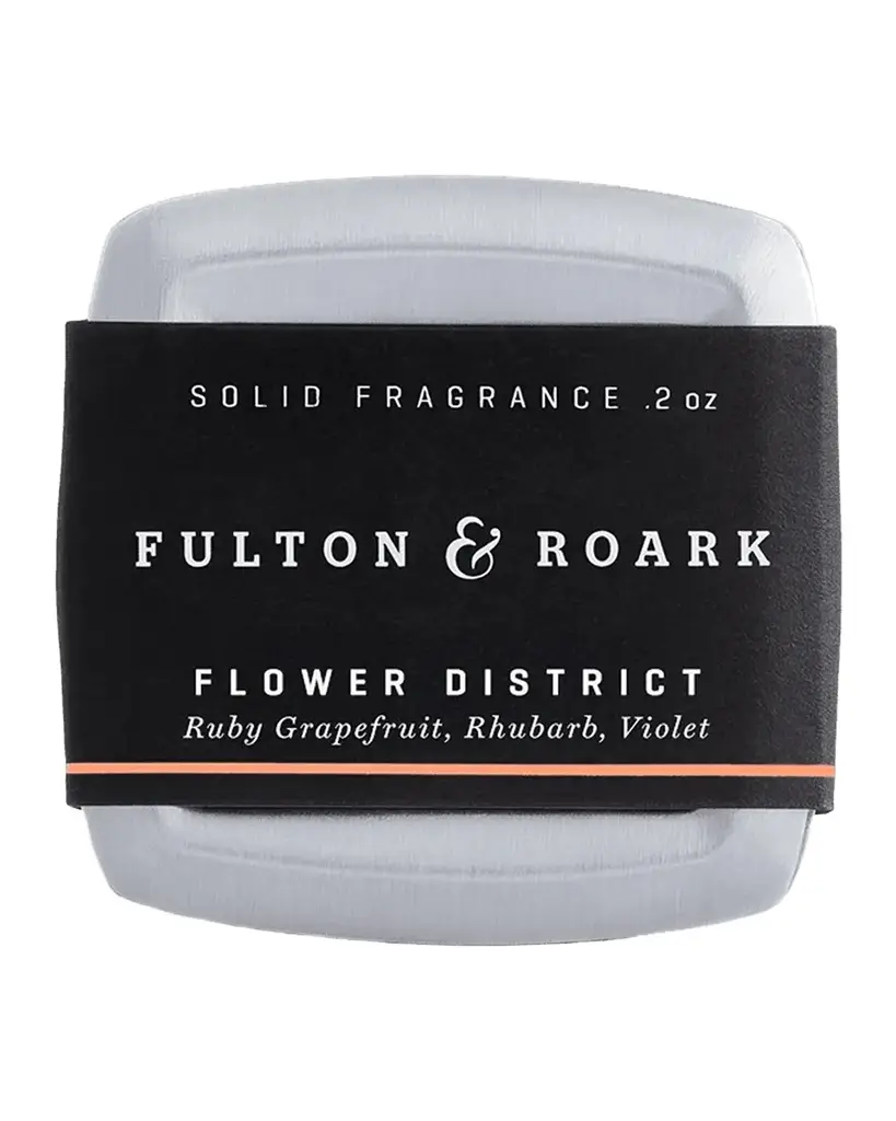 Fulton & Roark Flower District Solid Fragrance, 0.2 oz.