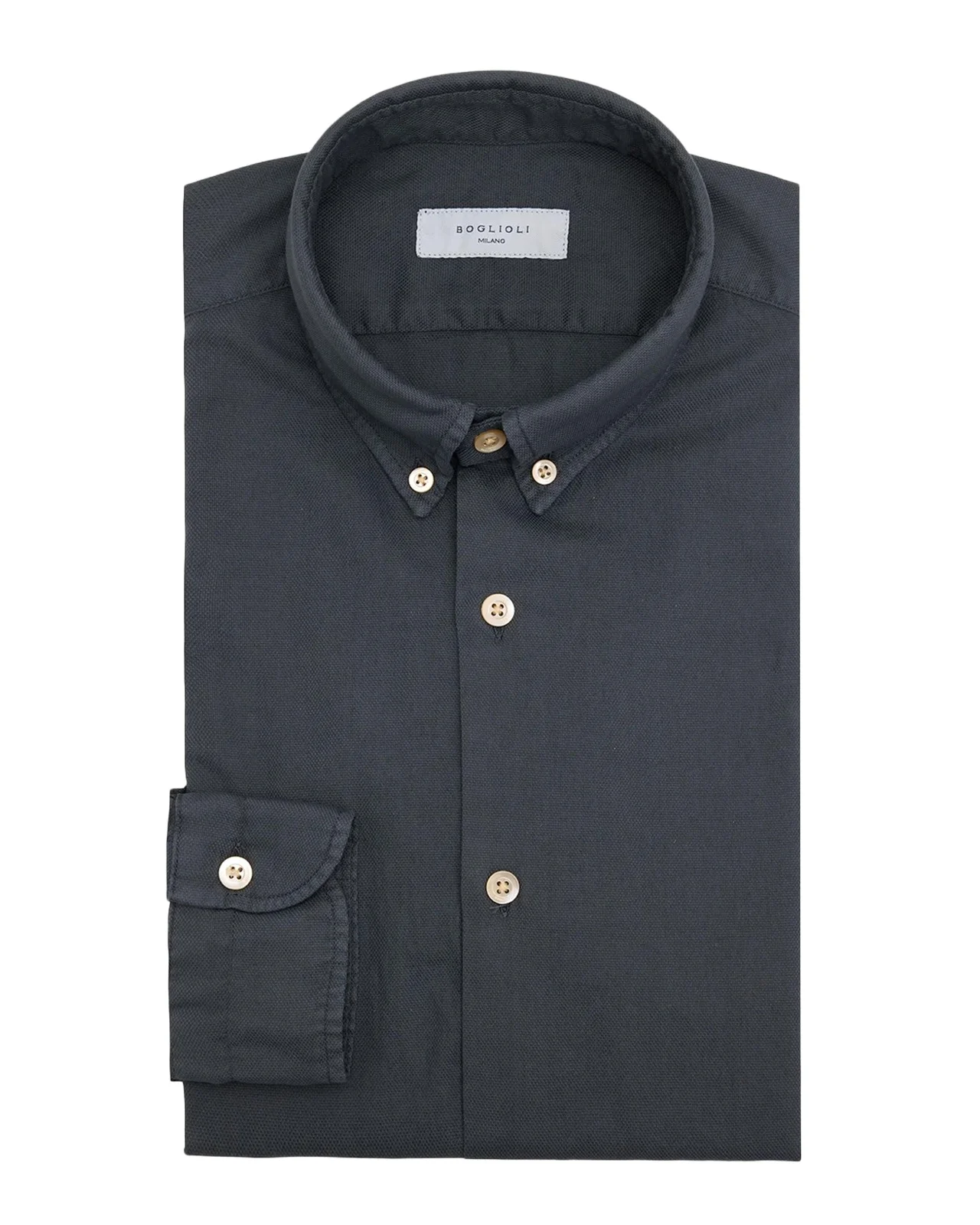 Men's Garment-Dyed Cotton Dress Shirt