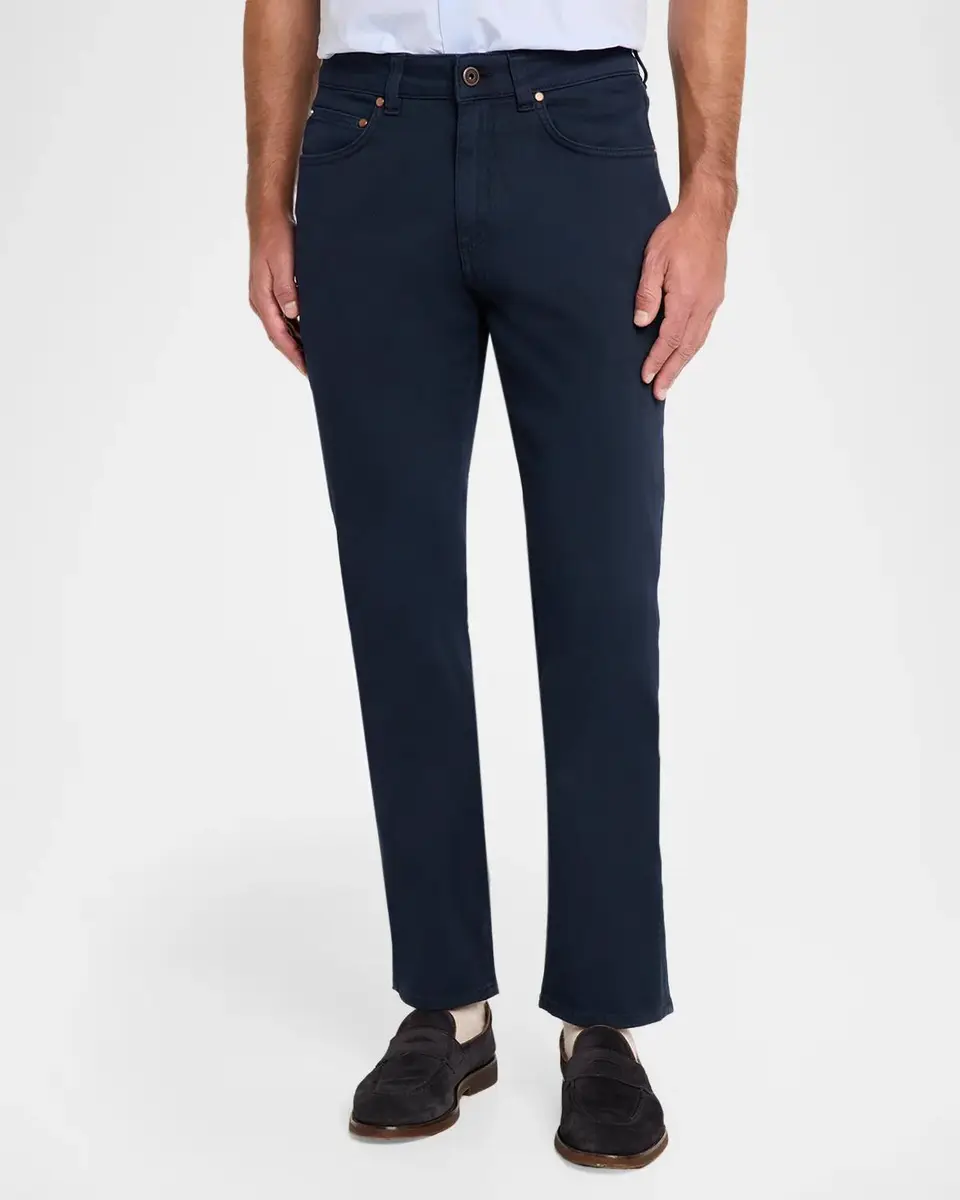 Boglioli Men's Comfort Soft Five-Pocket Pants | Thumbnail 4 Boglioli Men's Comfort Soft Five-Pocket Pants | Thumbnail 4