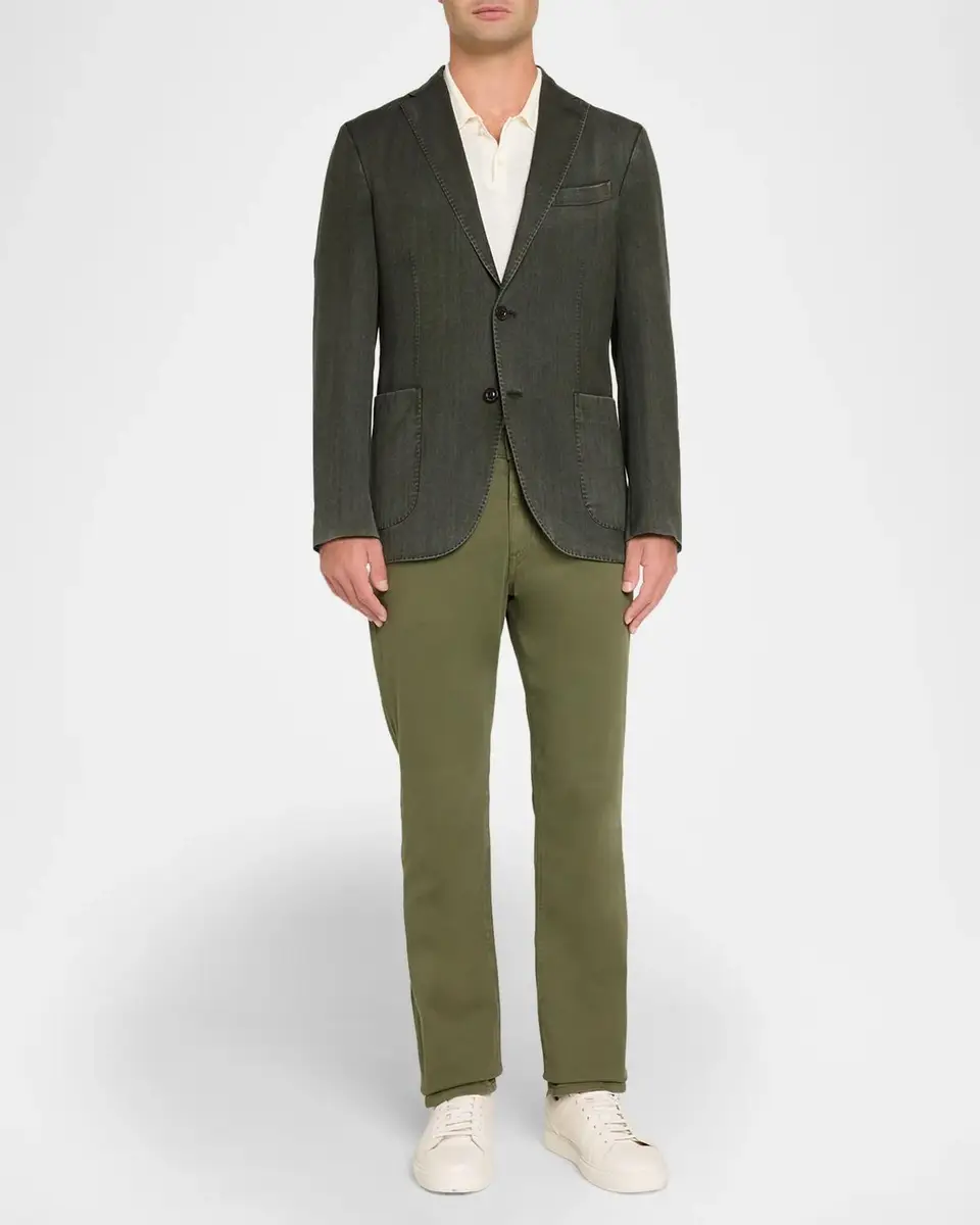 Boglioli Men's Comfort Soft Five-Pocket Pants | Thumbnail 2 Boglioli Men's Comfort Soft Five-Pocket Pants | Thumbnail 2