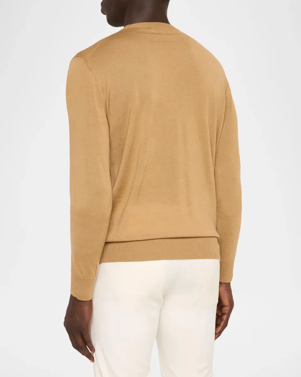 Boglioli Men's Wool Knit Crewneck Sweater | Thumbnail 3 Boglioli Men's Wool Knit Crewneck Sweater | Thumbnail 3