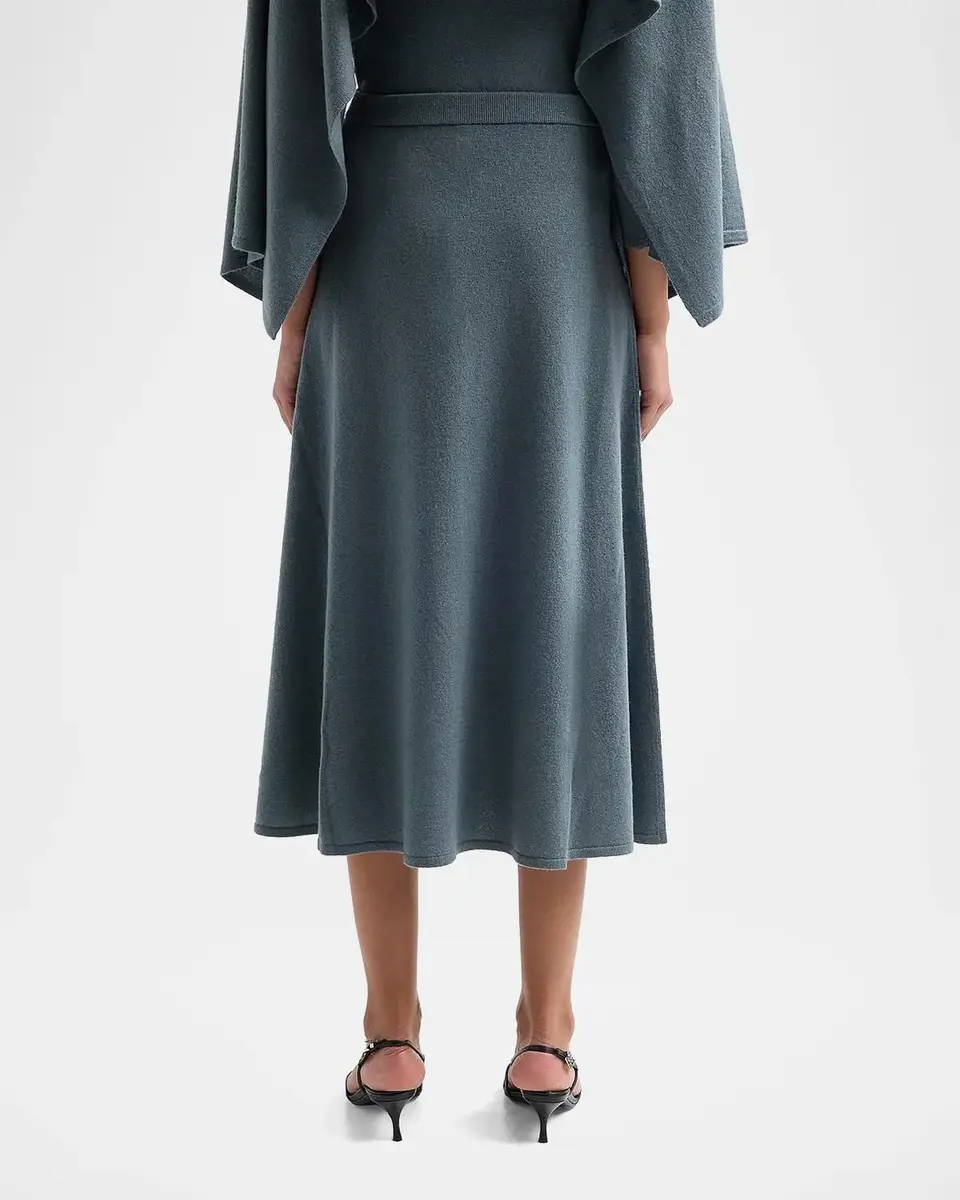 Zimmermann Valiant Wool-Cashmere Midi Skirt | Thumbnail 3 Zimmermann Valiant Wool-Cashmere Midi Skirt | Thumbnail 3