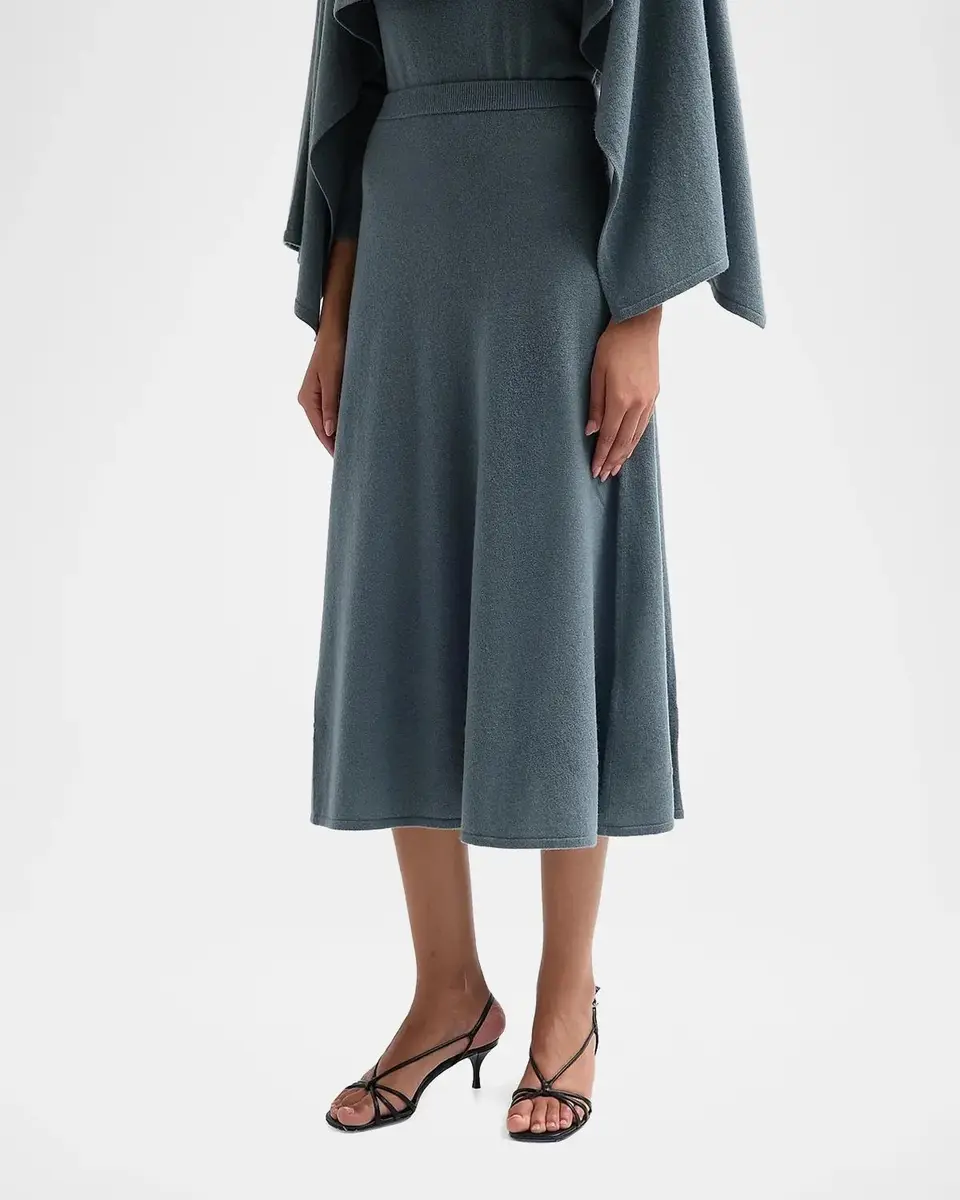 Zimmermann Valiant Wool-Cashmere Midi Skirt | Thumbnail 4 Zimmermann Valiant Wool-Cashmere Midi Skirt | Thumbnail 4