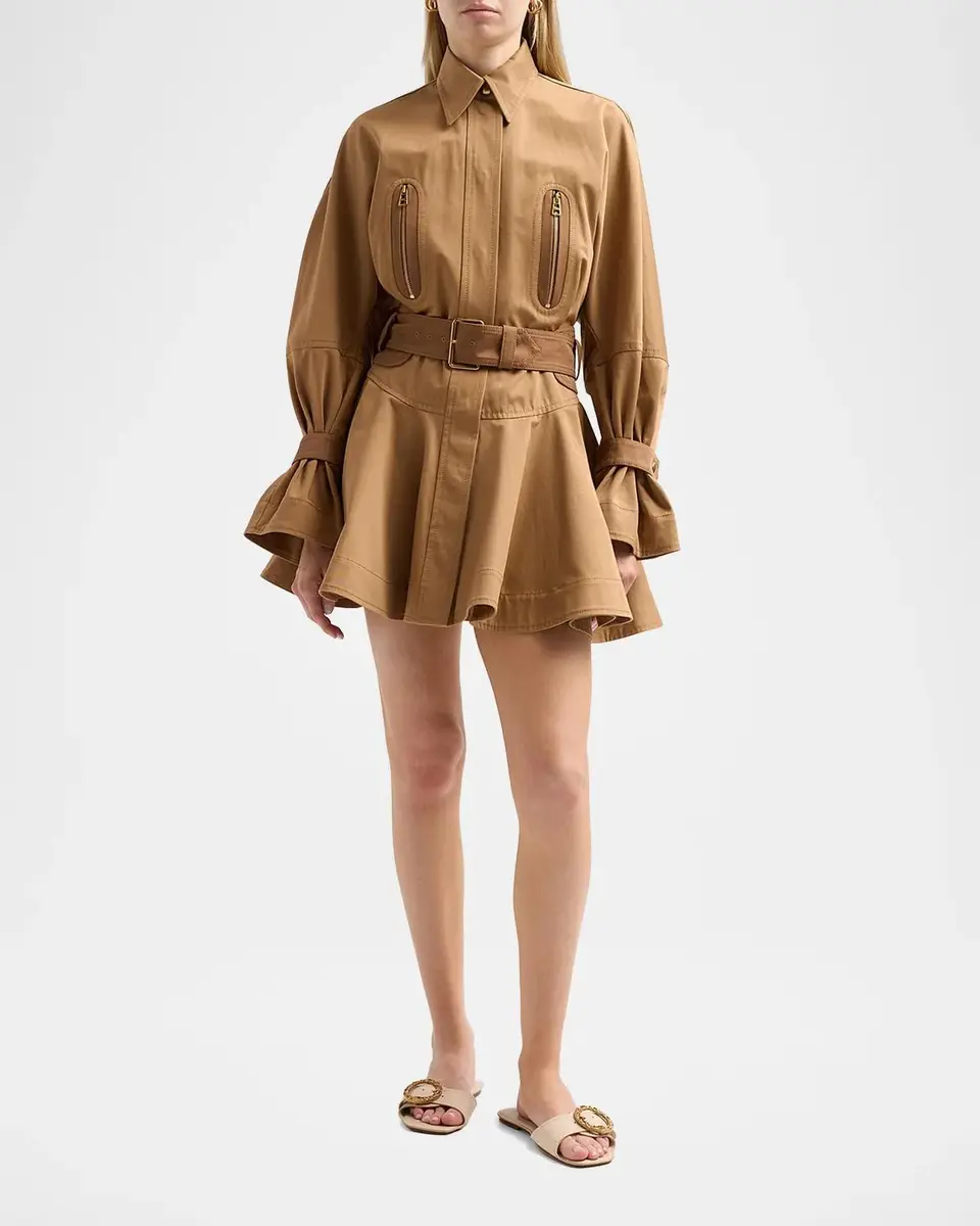 Zimmermann Valiant Drill Mini Dress | Thumbnail 2 Zimmermann Valiant Drill Mini Dress | Thumbnail 2