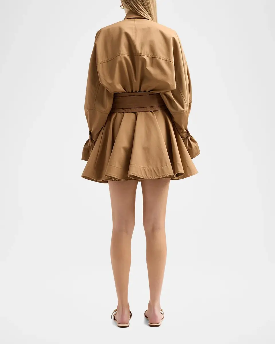 Zimmermann Valiant Drill Mini Dress | Thumbnail 3 Zimmermann Valiant Drill Mini Dress | Thumbnail 3