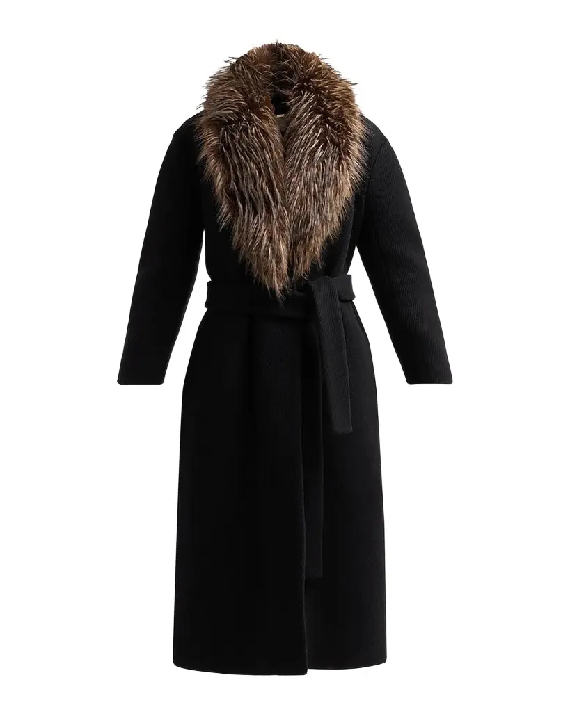 Valiant Faux Fur-Collar Coat Valiant Faux Fur-Collar Coat