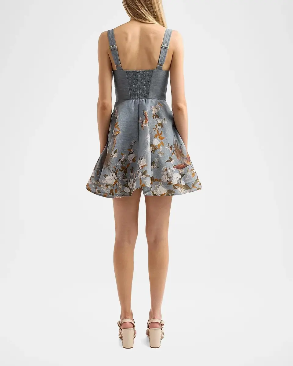 Zimmermann Momentum Corded Mini Dress | Thumbnail 3 Zimmermann Momentum Corded Mini Dress | Thumbnail 3