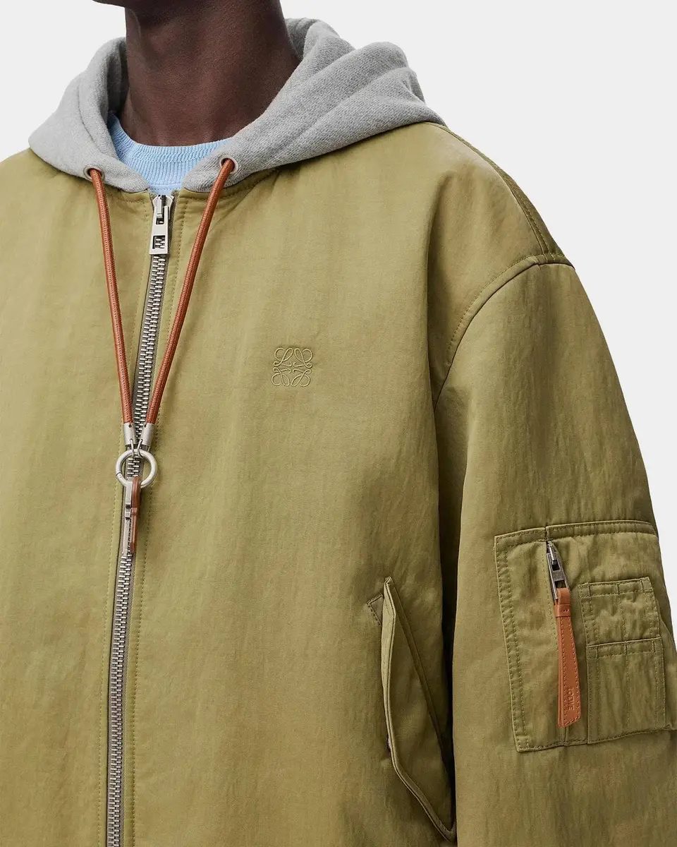 Loewe Hooded Bomber Jacket | Thumbnail 4