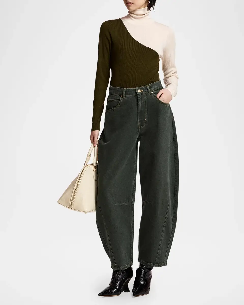 Essentiel Antwerp Koncert Two-Tone Turtleneck Top | Thumbnail 2 Essentiel Antwerp Koncert Two-Tone Turtleneck Top | Thumbnail 2