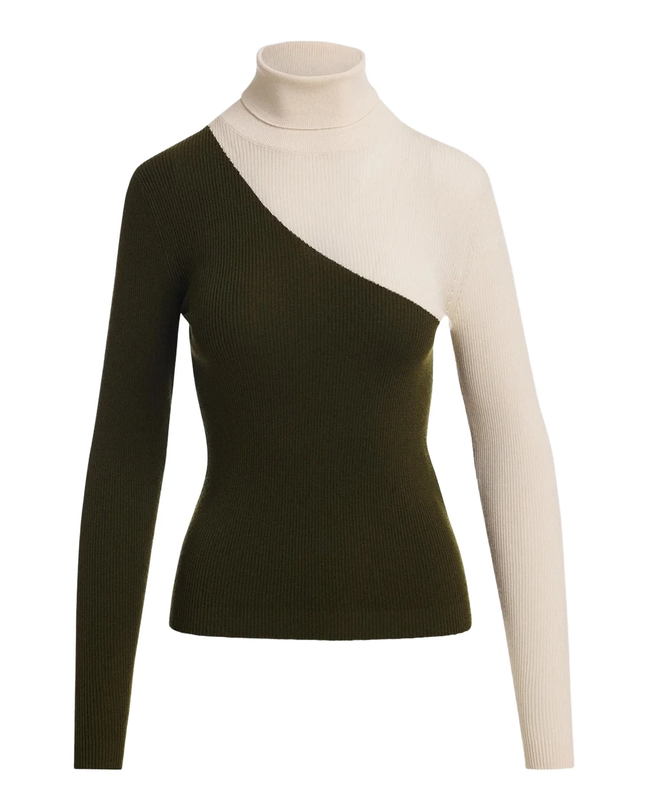 Essentiel Antwerp Koncert Two-Tone Turtleneck Top