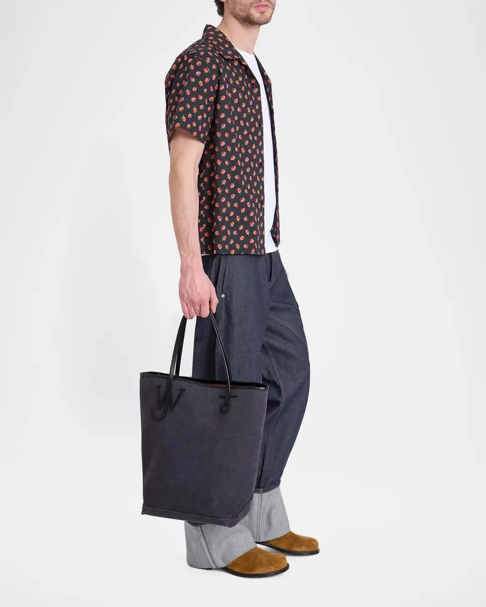 JW Anderson North South Large Canvas Tote Bag | Thumbnail 2