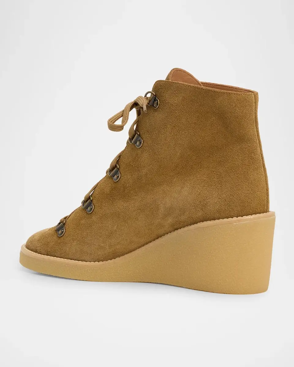 Odissì 75mm Yara Suede Lace-Up Ankle Boots | Thumbnail 2