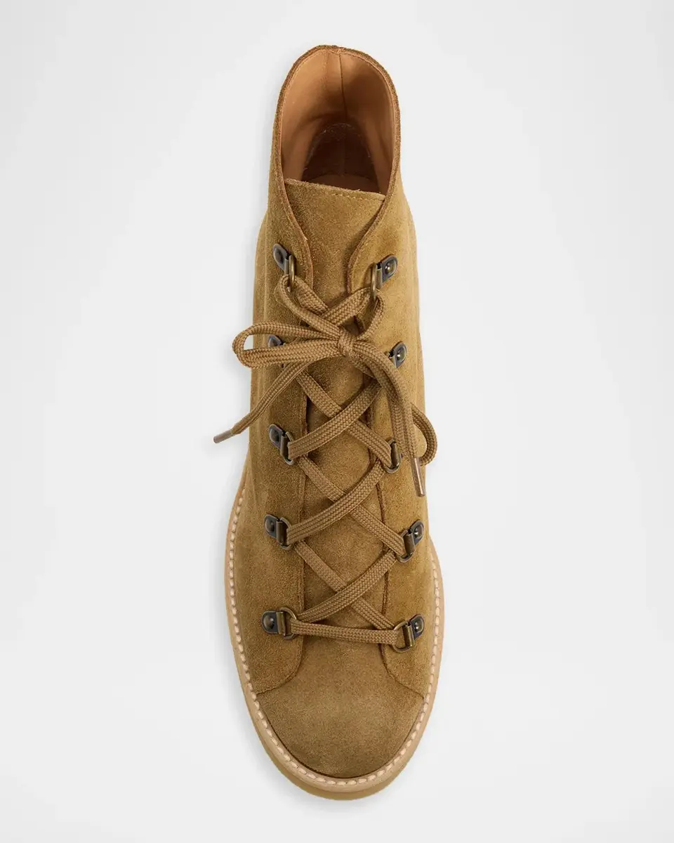Odissì 75mm Yara Suede Lace-Up Ankle Boots | Thumbnail 3