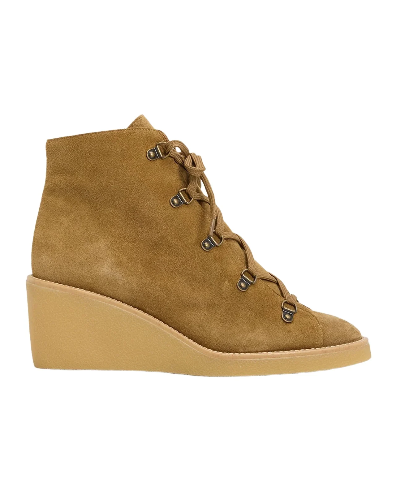 Odissì 75mm Yara Suede Lace-Up Ankle Boots
