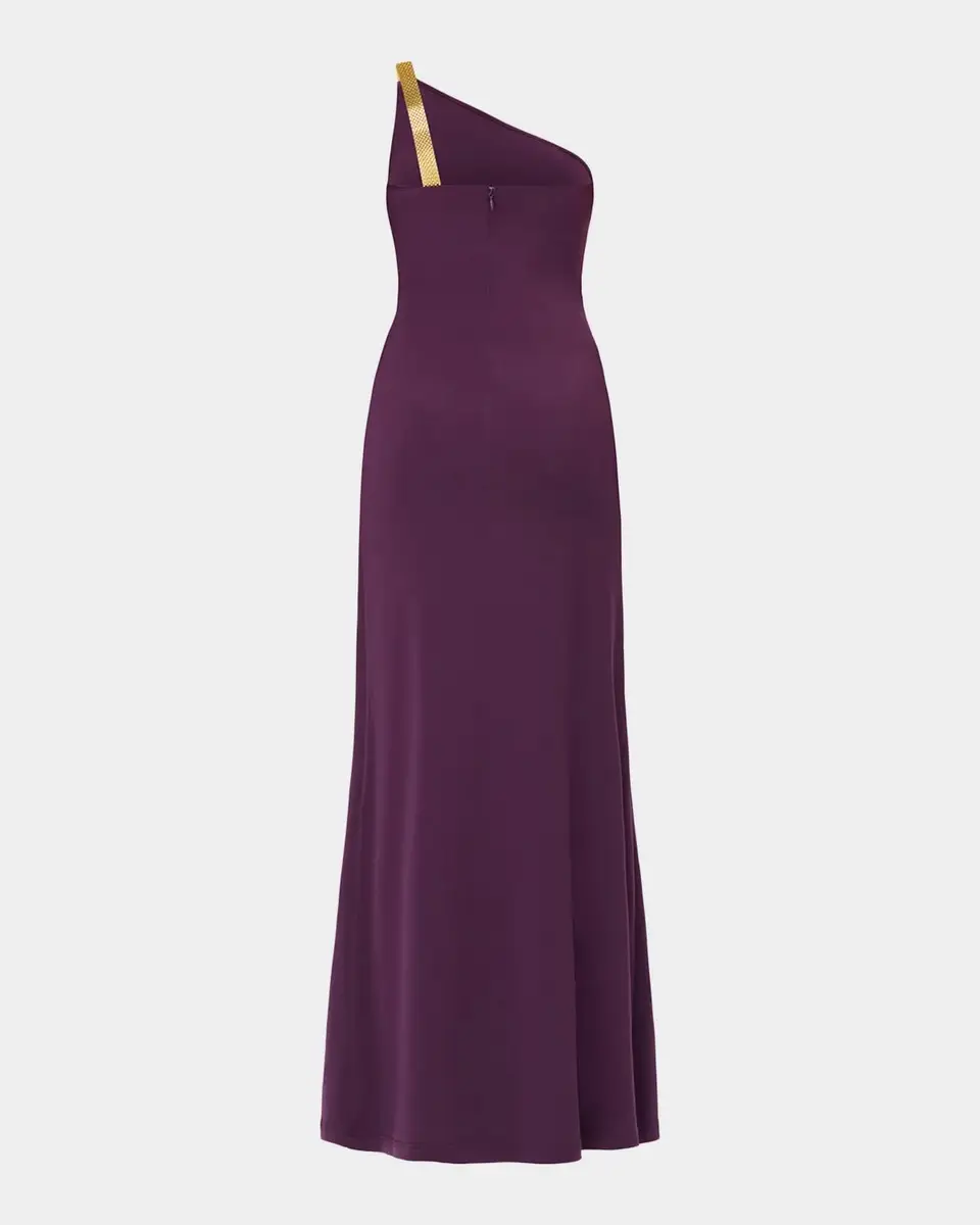 Hervé Léger The Teresa Draped One-Shoulder Gown | Thumbnail 7