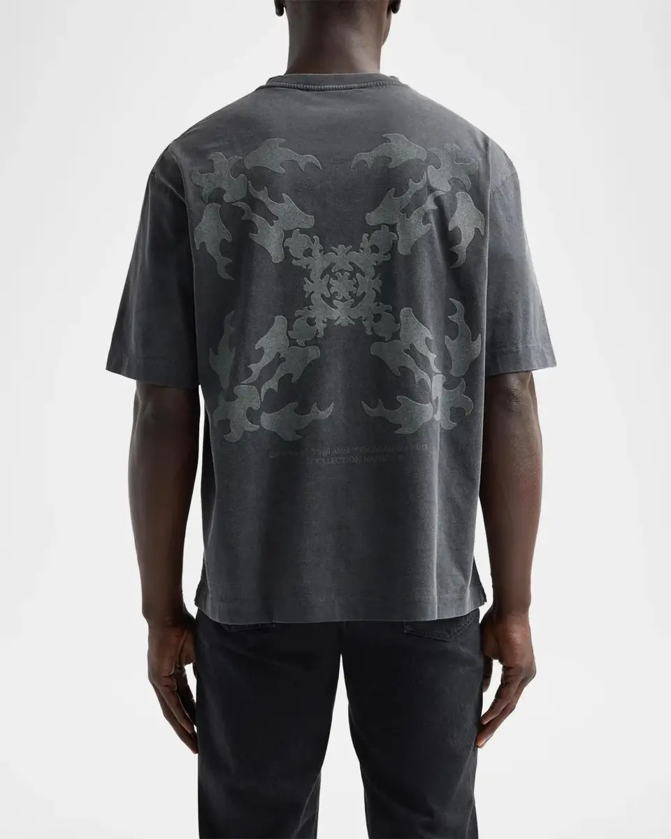 Off-White Rugs Arrow Skate Cotton T-Shirt | Thumbnail 3