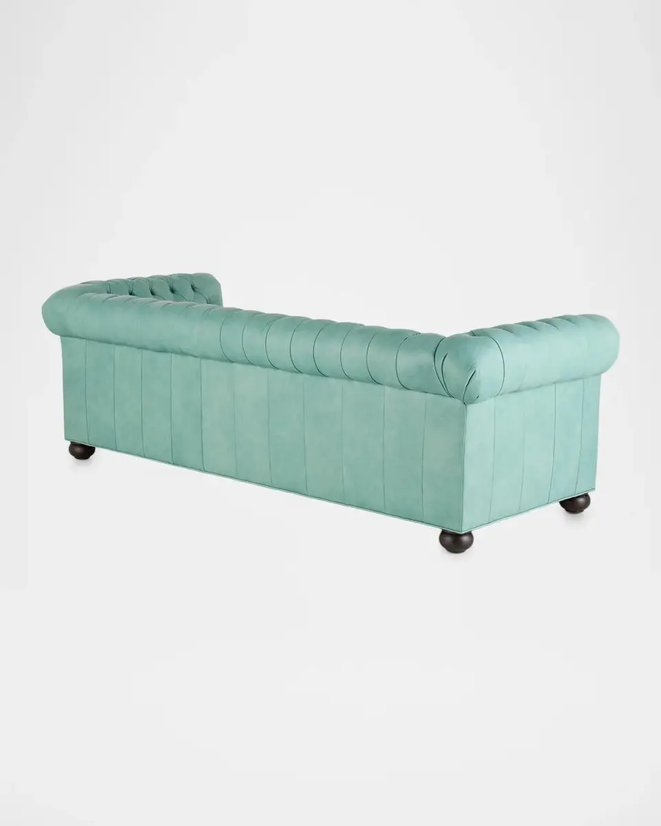 Old Hickory Tannery Callie 94" Leather Chesterfield Sofa | Thumbnail 6