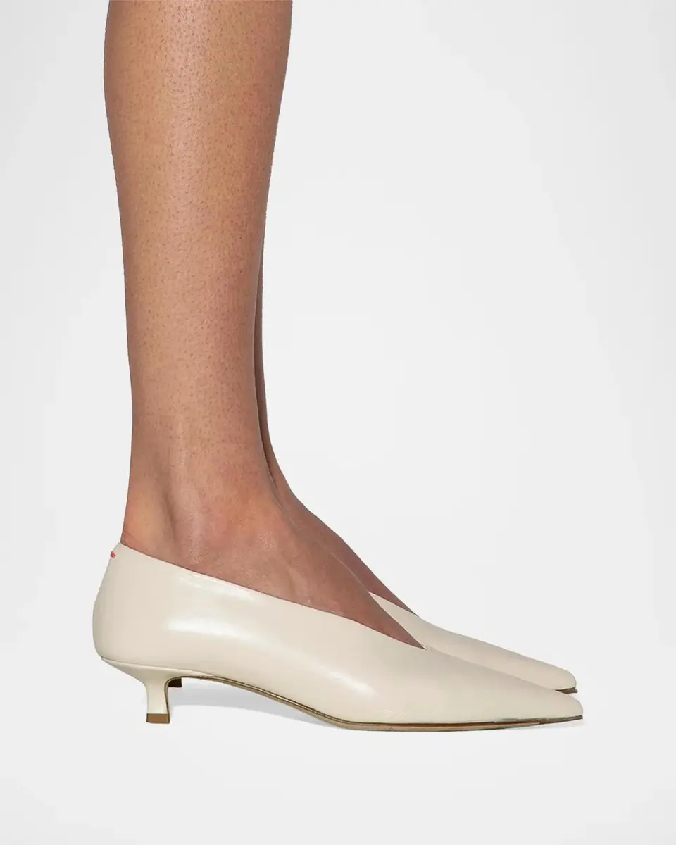 aeyde Clara Leather Pumps | Thumbnail 2