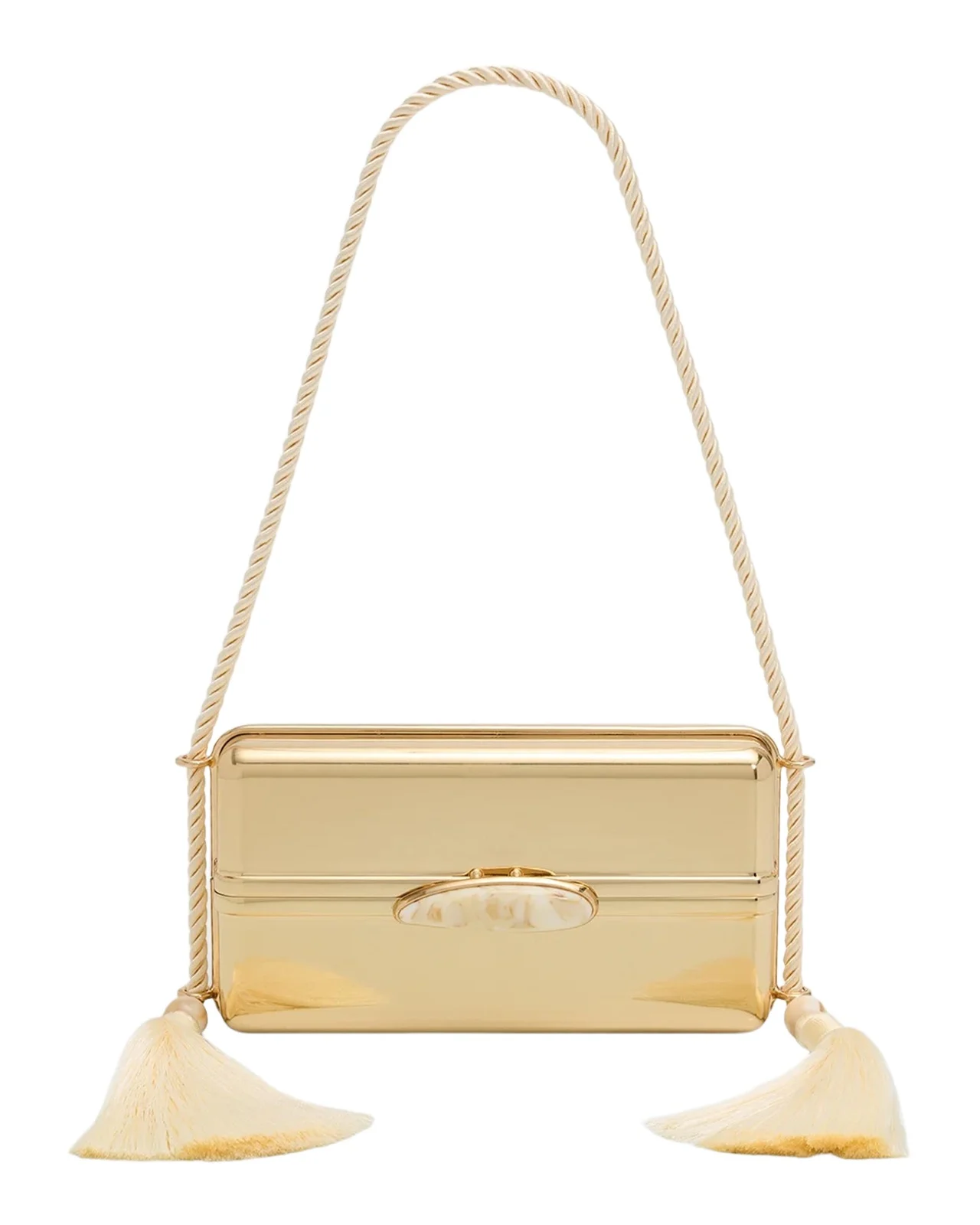 Simkhai Roma Tasseled Metal Shoulder Bag
