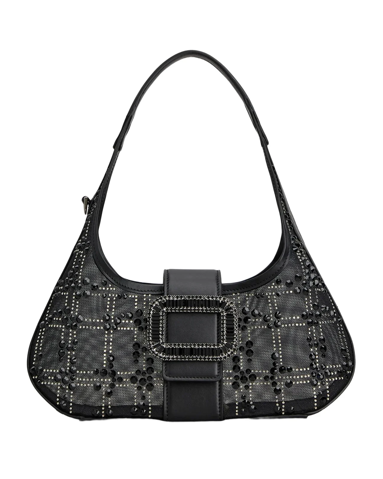 Pilgrim Medium Crystal Mesh Hobo Bag