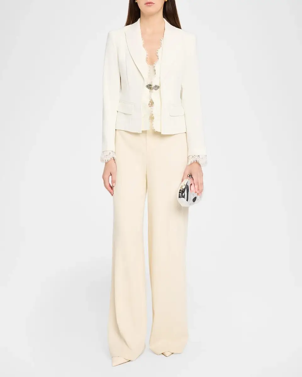 Ramy Brook Adela Lace-Trim Blazer | Thumbnail 2 Ramy Brook Adela Lace-Trim Blazer | Thumbnail 2