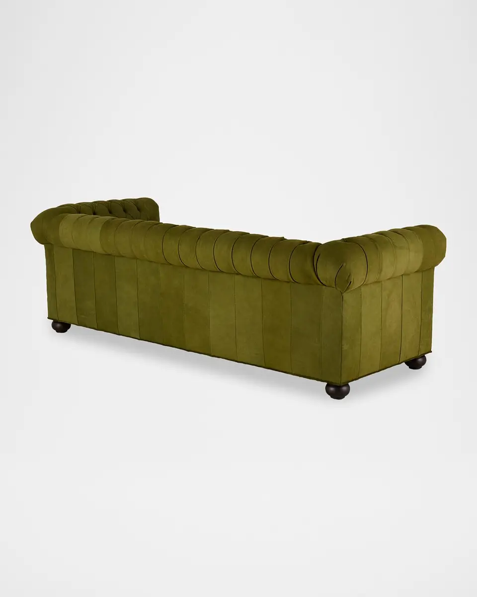 Old Hickory Tannery Ava 94" Leather Chesterfield Sofa | Thumbnail 6