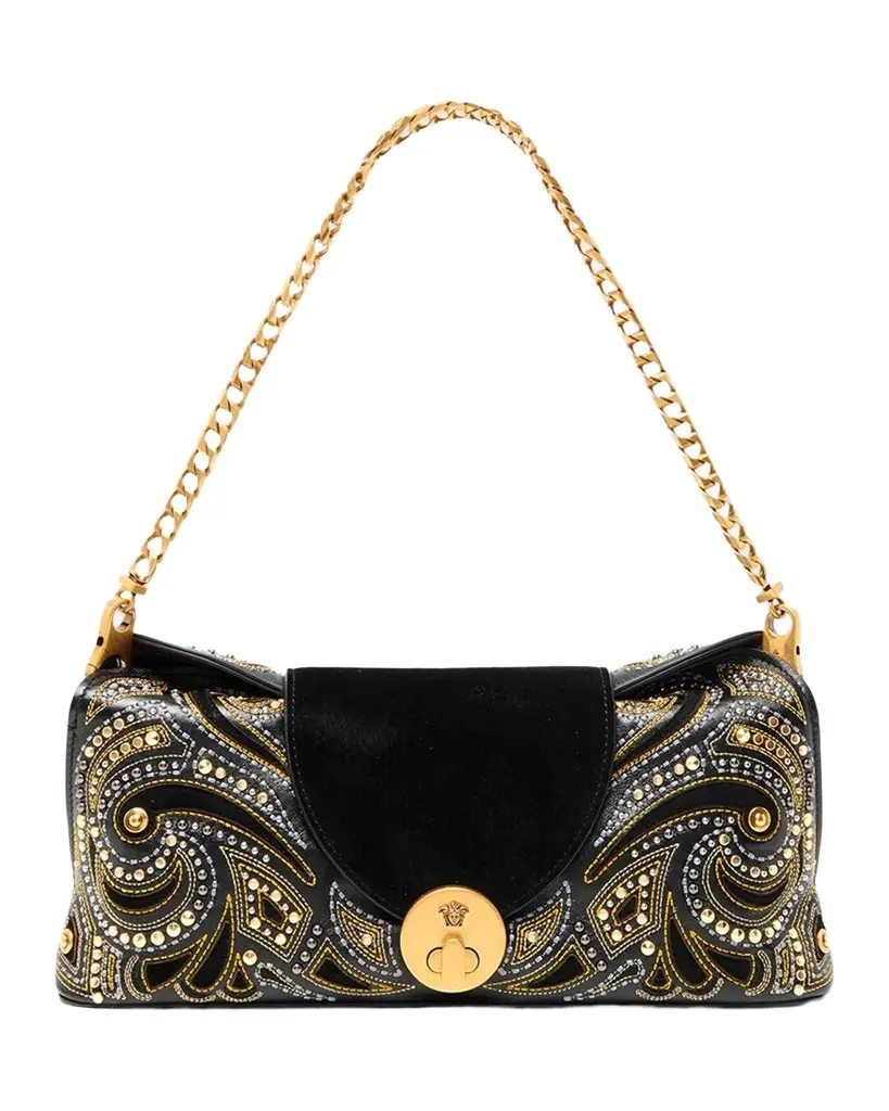 Vivian Embroidered Leather Clutch Vivian Embroidered Leather Clutch