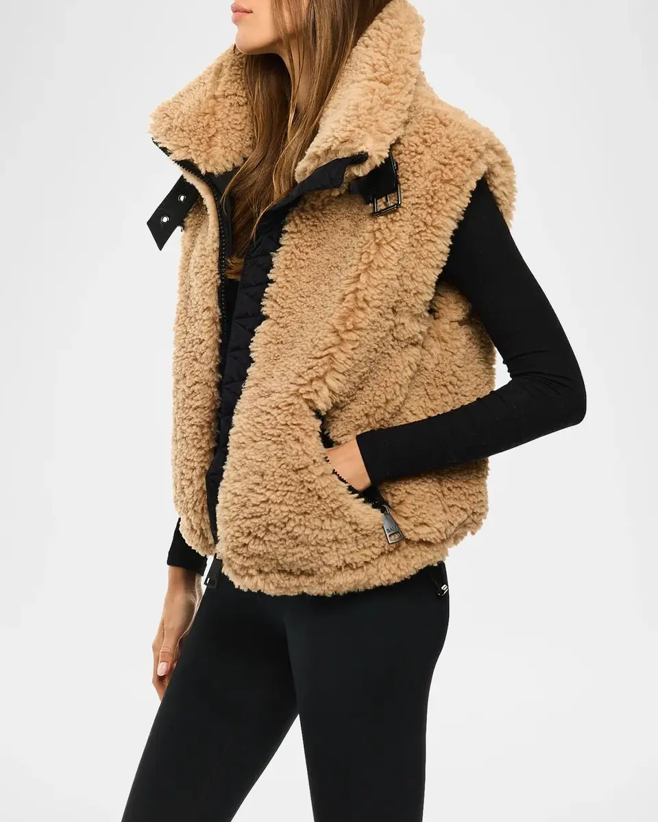 Sam. Funnel Collar Sherpa Vest | Thumbnail 5 Sam. Funnel Collar Sherpa Vest | Thumbnail 5