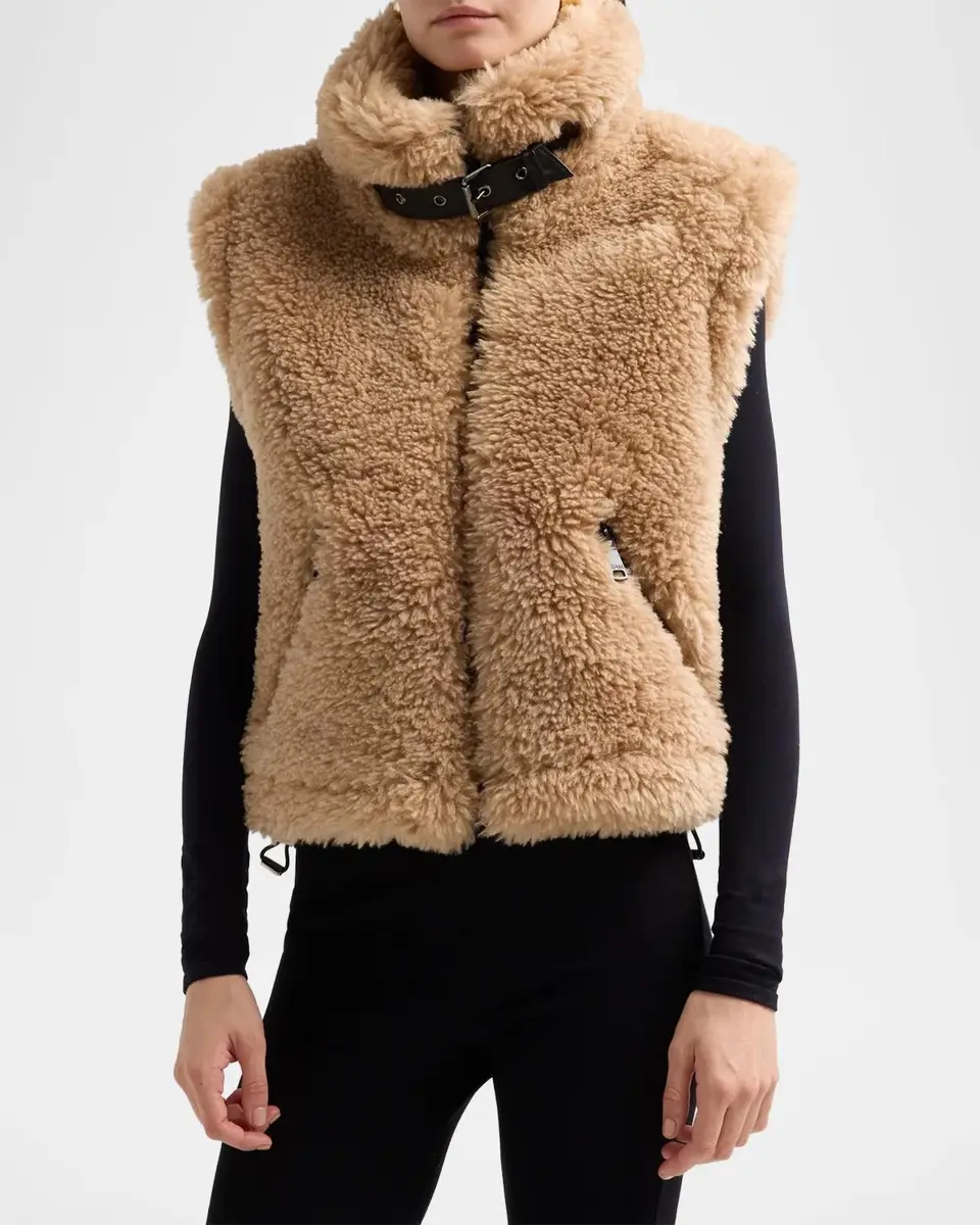 Sam. Funnel Collar Sherpa Vest | Thumbnail 6 Sam. Funnel Collar Sherpa Vest | Thumbnail 6