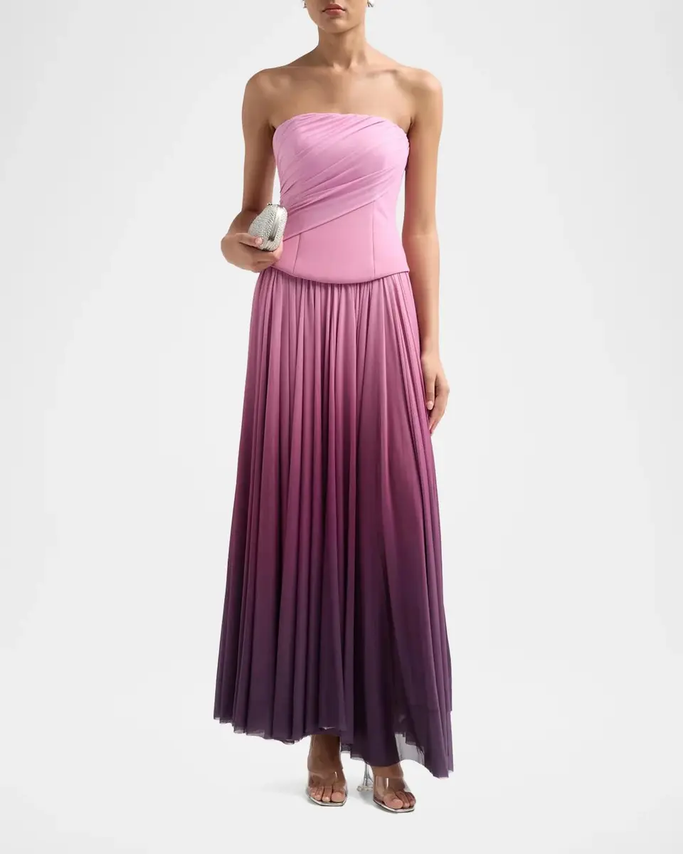ACLER Femme Fatale Primley Ombré Strapless Maxi Dress | Thumbnail 2 ACLER Femme Fatale Primley Ombré Strapless Maxi Dress | Thumbnail 2
