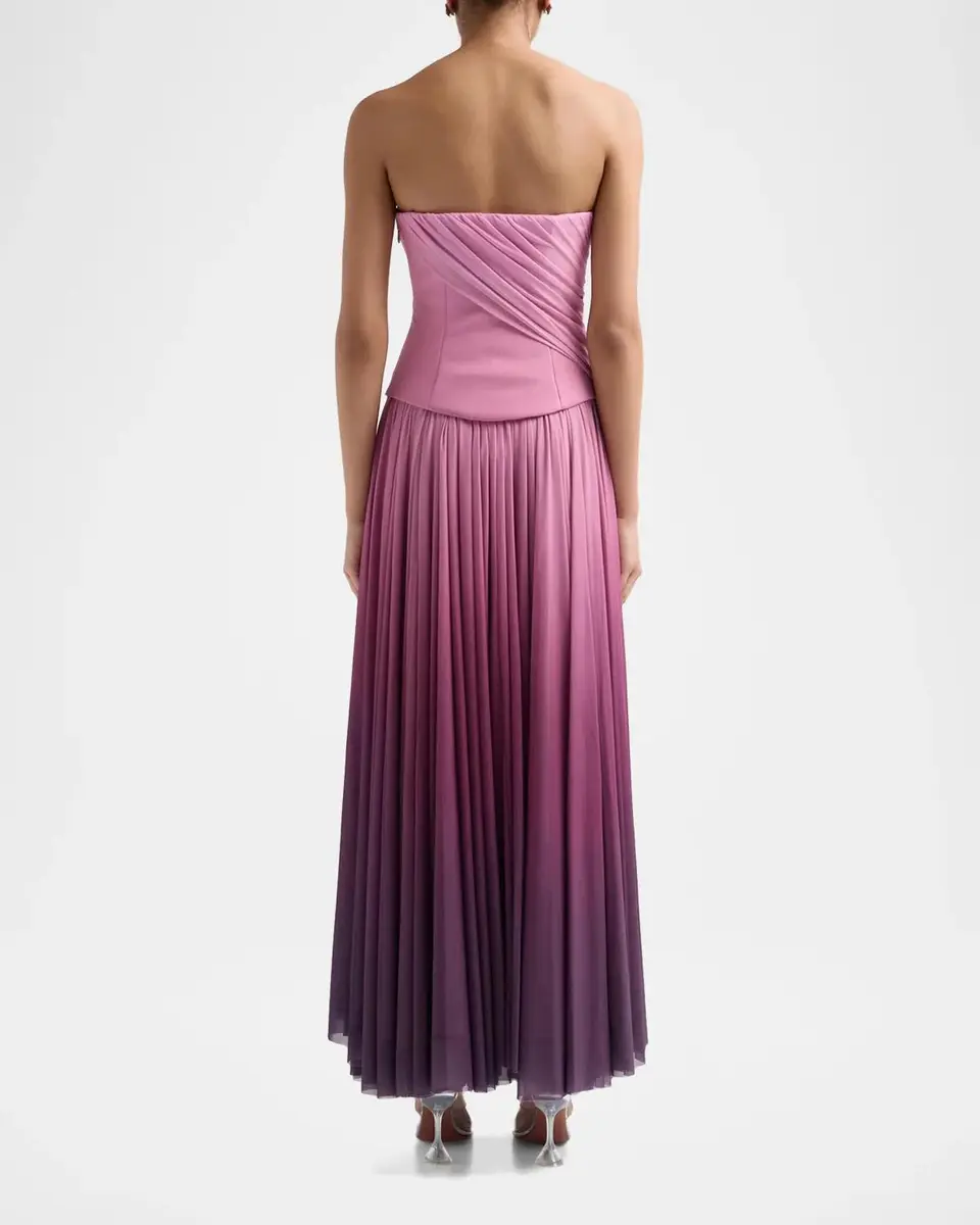 ACLER Femme Fatale Primley Ombré Strapless Maxi Dress | Thumbnail 4 ACLER Femme Fatale Primley Ombré Strapless Maxi Dress | Thumbnail 4