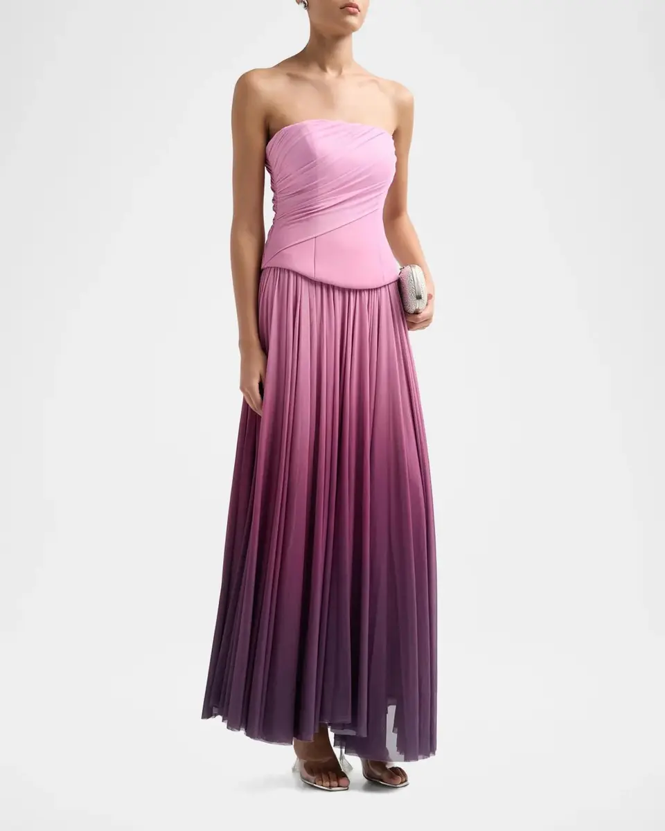 ACLER Femme Fatale Primley Ombré Strapless Maxi Dress | Thumbnail 5 ACLER Femme Fatale Primley Ombré Strapless Maxi Dress | Thumbnail 5
