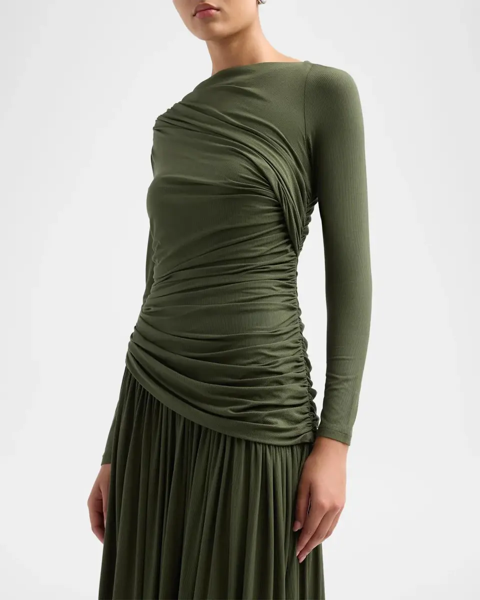 ACLER Femme Fatale Stamford Draped Maxi Dress | Thumbnail 3 ACLER Femme Fatale Stamford Draped Maxi Dress | Thumbnail 3