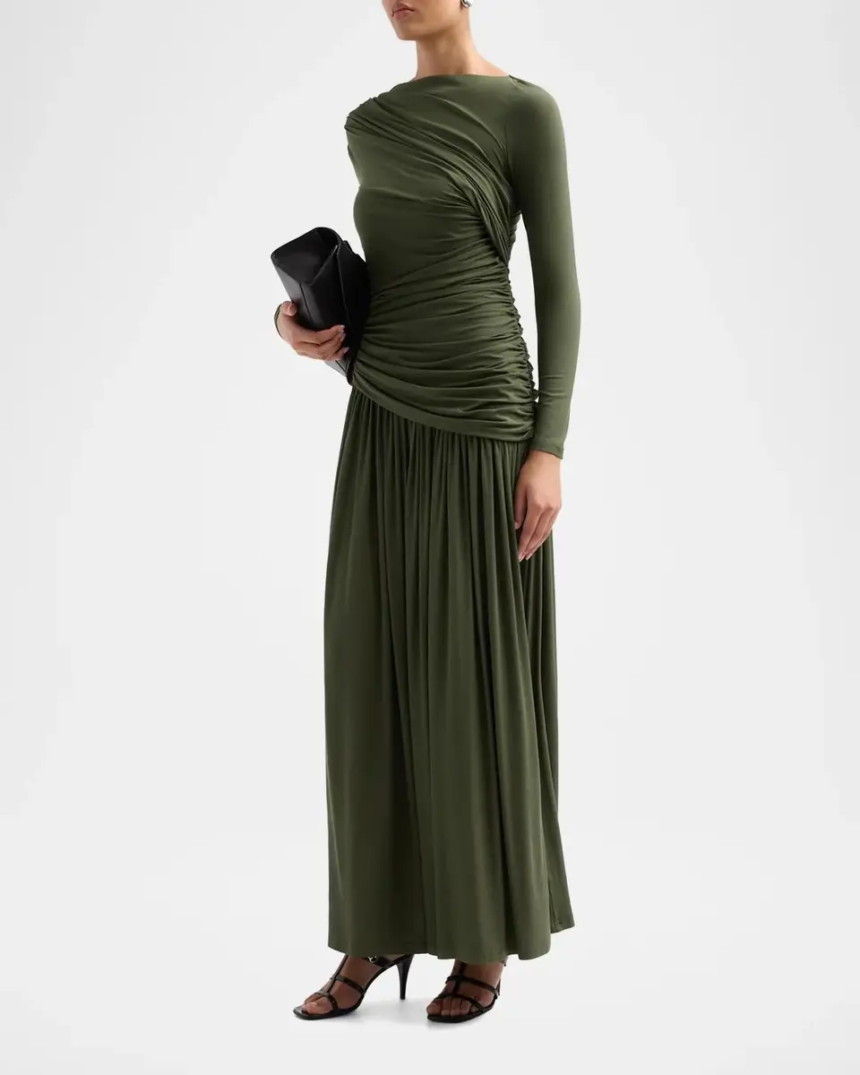 ACLER Femme Fatale Stamford Draped Maxi Dress | Thumbnail 5 ACLER Femme Fatale Stamford Draped Maxi Dress | Thumbnail 5