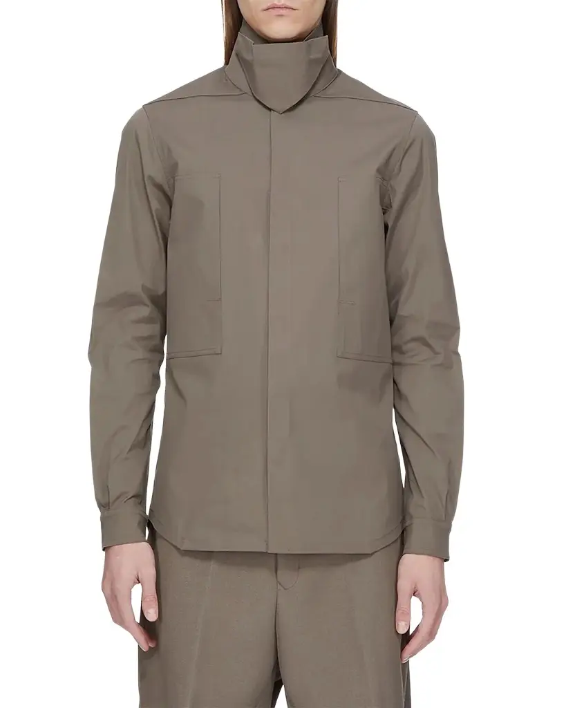 Rick Owens Camicia Stretch-Cotton Shirt