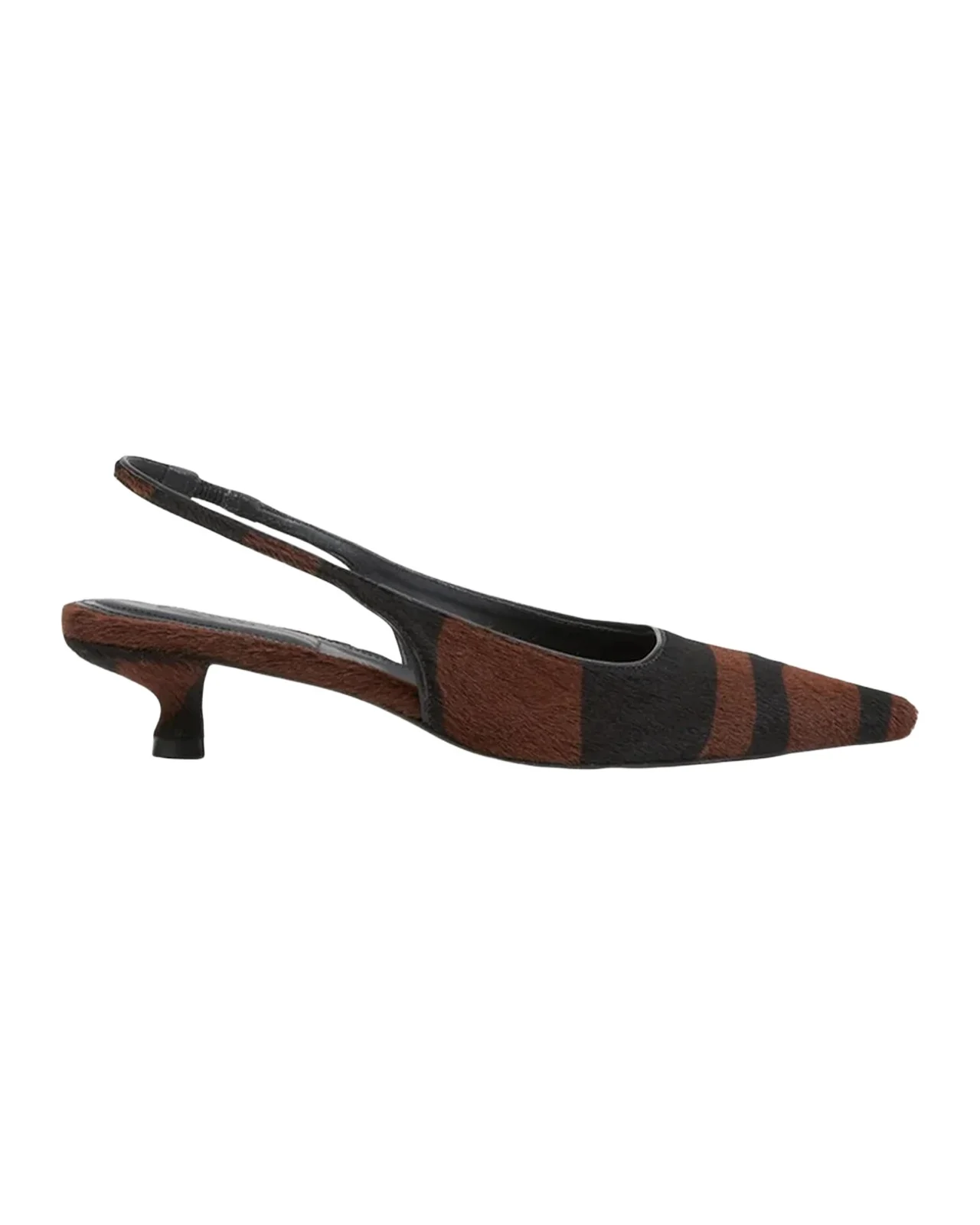 Simkhai 35mm Jenny Calf Hair Slingback Pumps