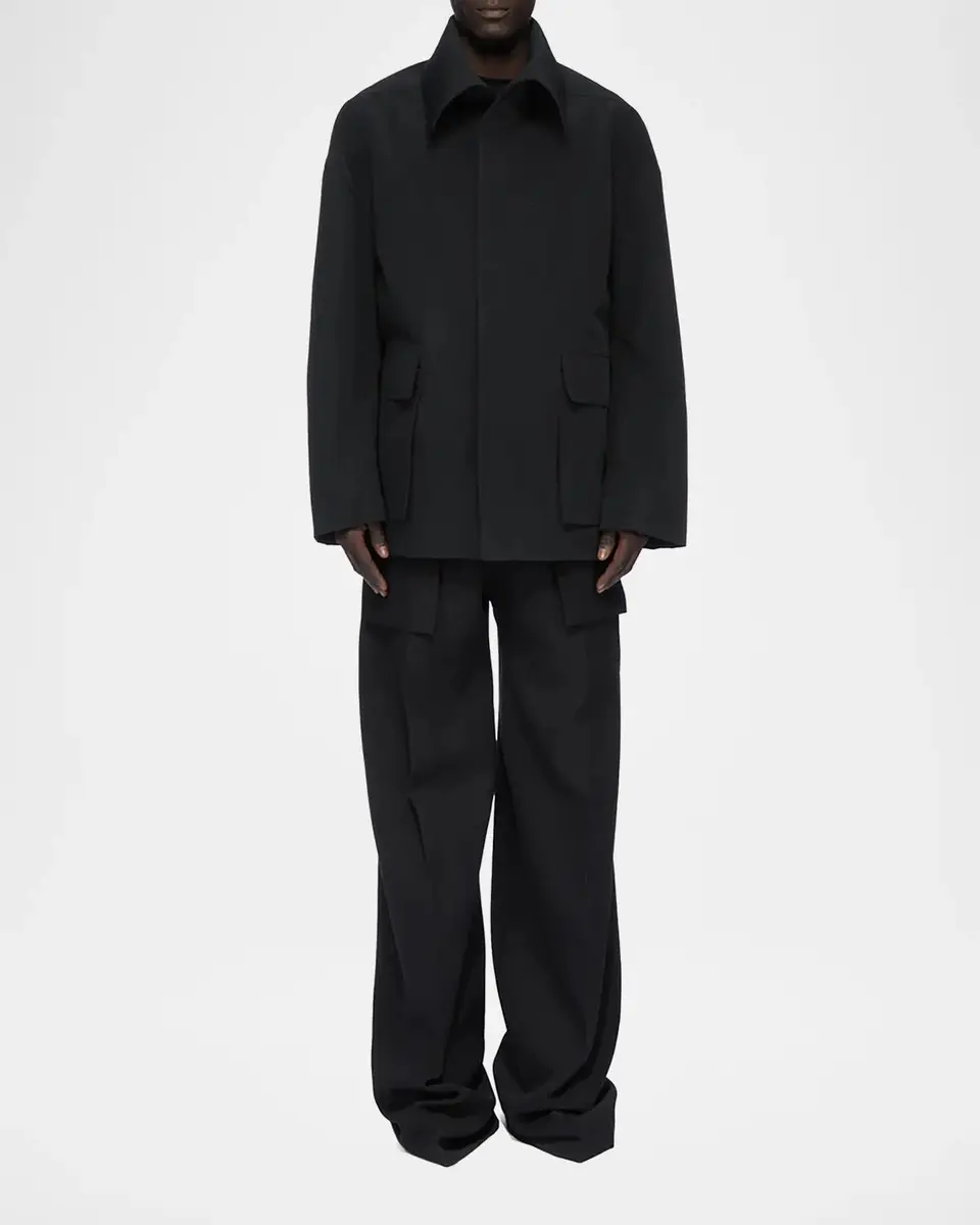 Rick Owens Imbottita Cotton-Blend Shirt Jacket | Thumbnail 2 Rick Owens Imbottita Cotton-Blend Shirt Jacket | Thumbnail 2