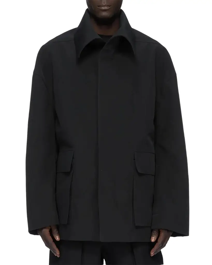 Rick Owens Imbottita Cotton-Blend Shirt Jacket