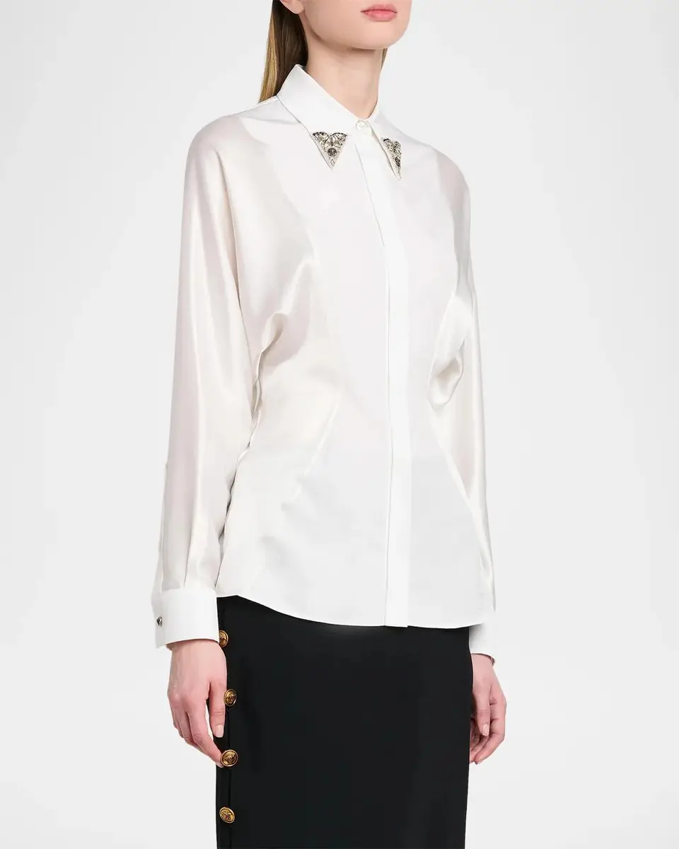 Versace Jeans Couture Informal Poplin Shirt | Thumbnail 4 Versace Jeans Couture Informal Poplin Shirt | Thumbnail 4