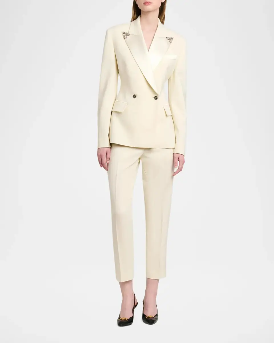 Versace Jeans Couture Stretch Wool Evening Pants | Thumbnail 2 Versace Jeans Couture Stretch Wool Evening Pants | Thumbnail 2