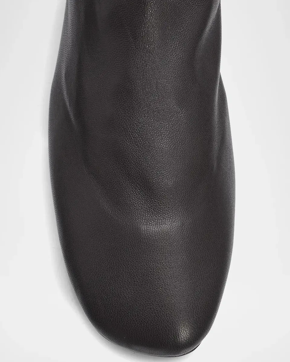 TOTEME Contour Leather Ankle Boots | Thumbnail 6 TOTEME Contour Leather Ankle Boots | Thumbnail 6