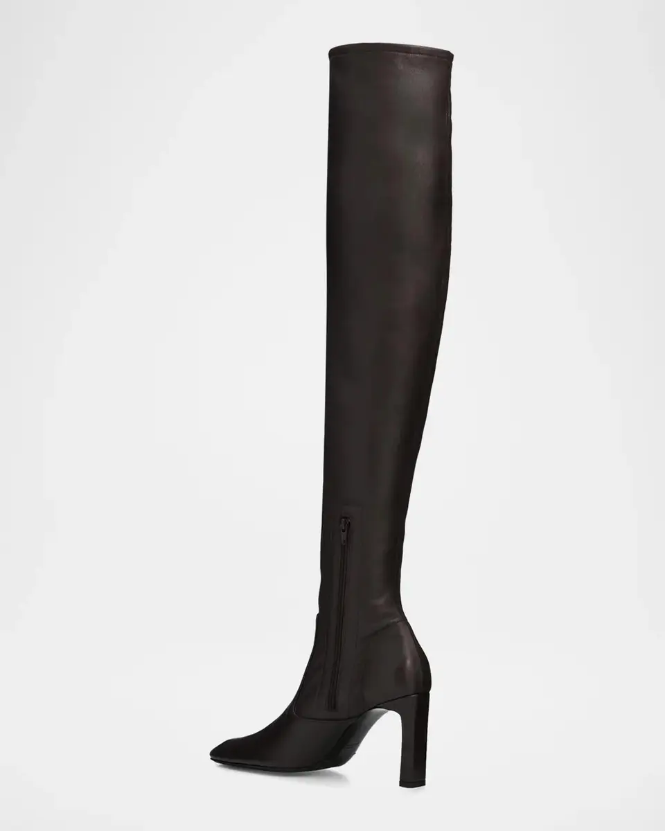 TOTEME 85MM Leather Over-The-Knee Boots | Thumbnail 2 TOTEME 85MM Leather Over-The-Knee Boots | Thumbnail 2