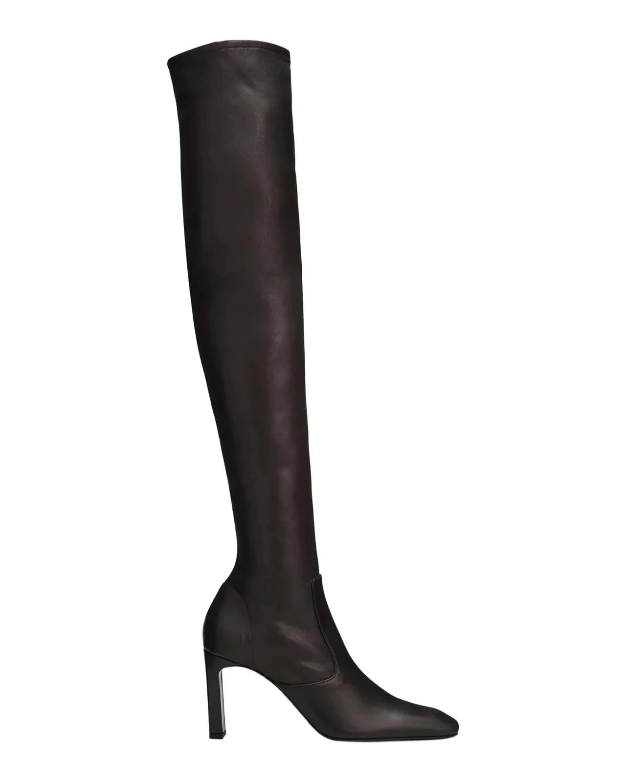 85MM Leather Over-The-Knee Boots