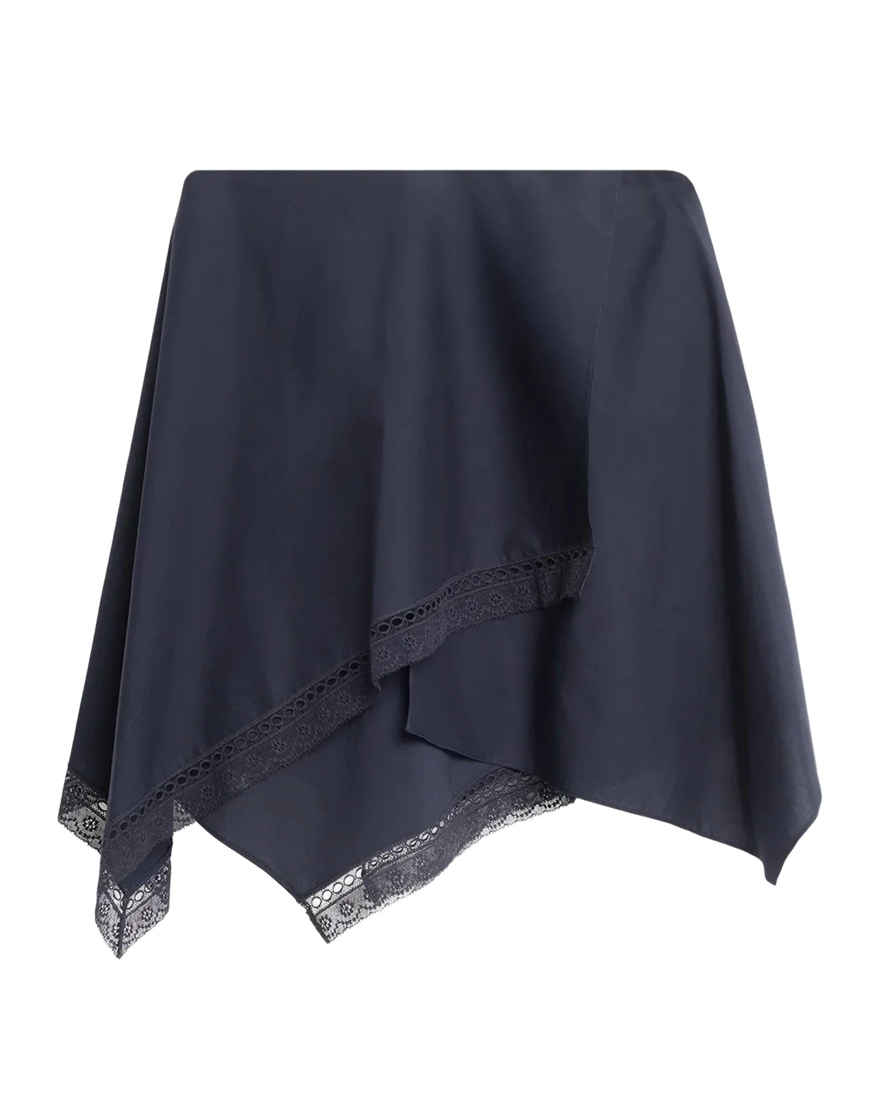 JW Anderson Cotton Layered Handkerchief Mini Skirt