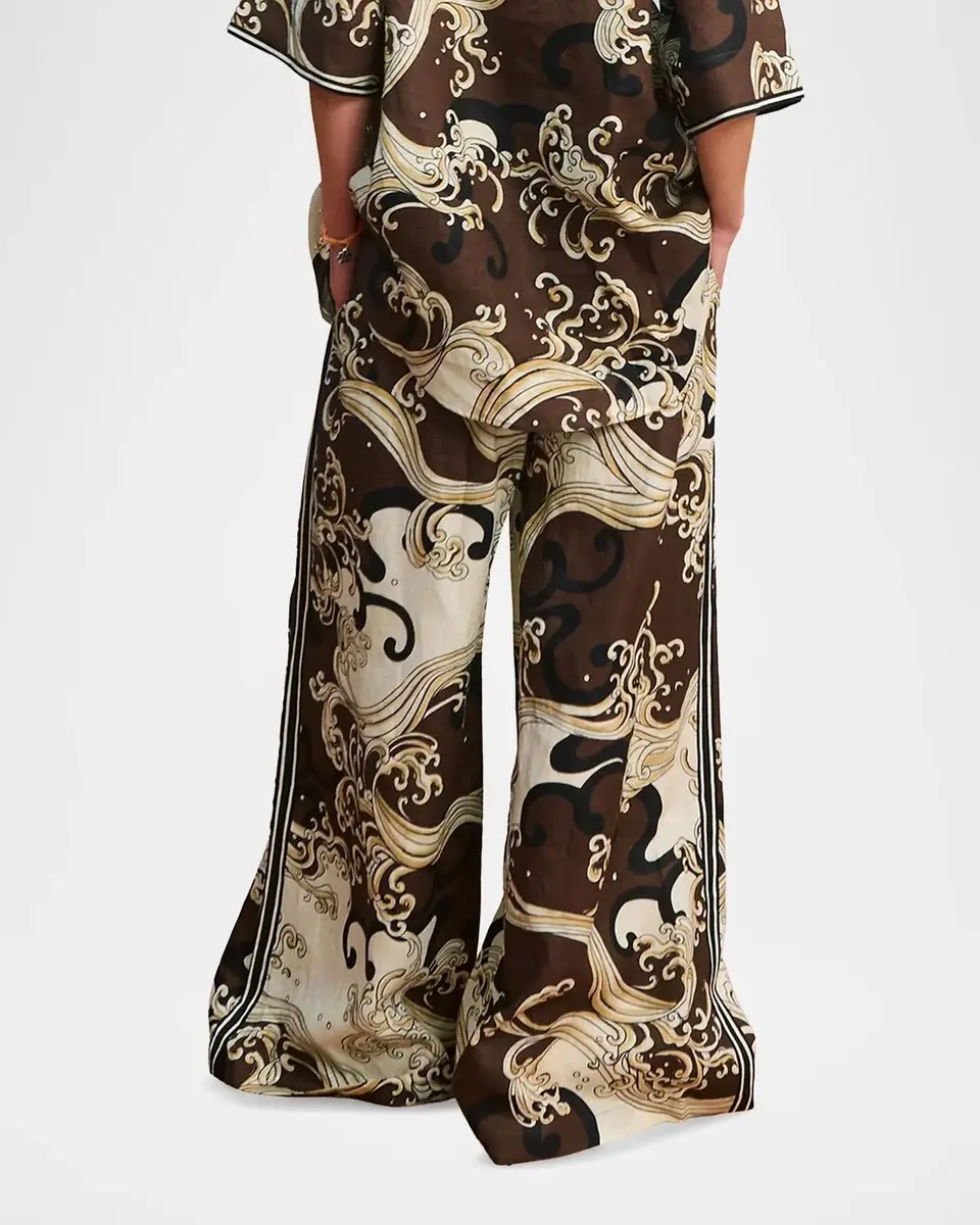 ALÉMAIS Otis Wave Wide-Leg Pants | Thumbnail 3 ALÉMAIS Otis Wave Wide-Leg Pants | Thumbnail 3
