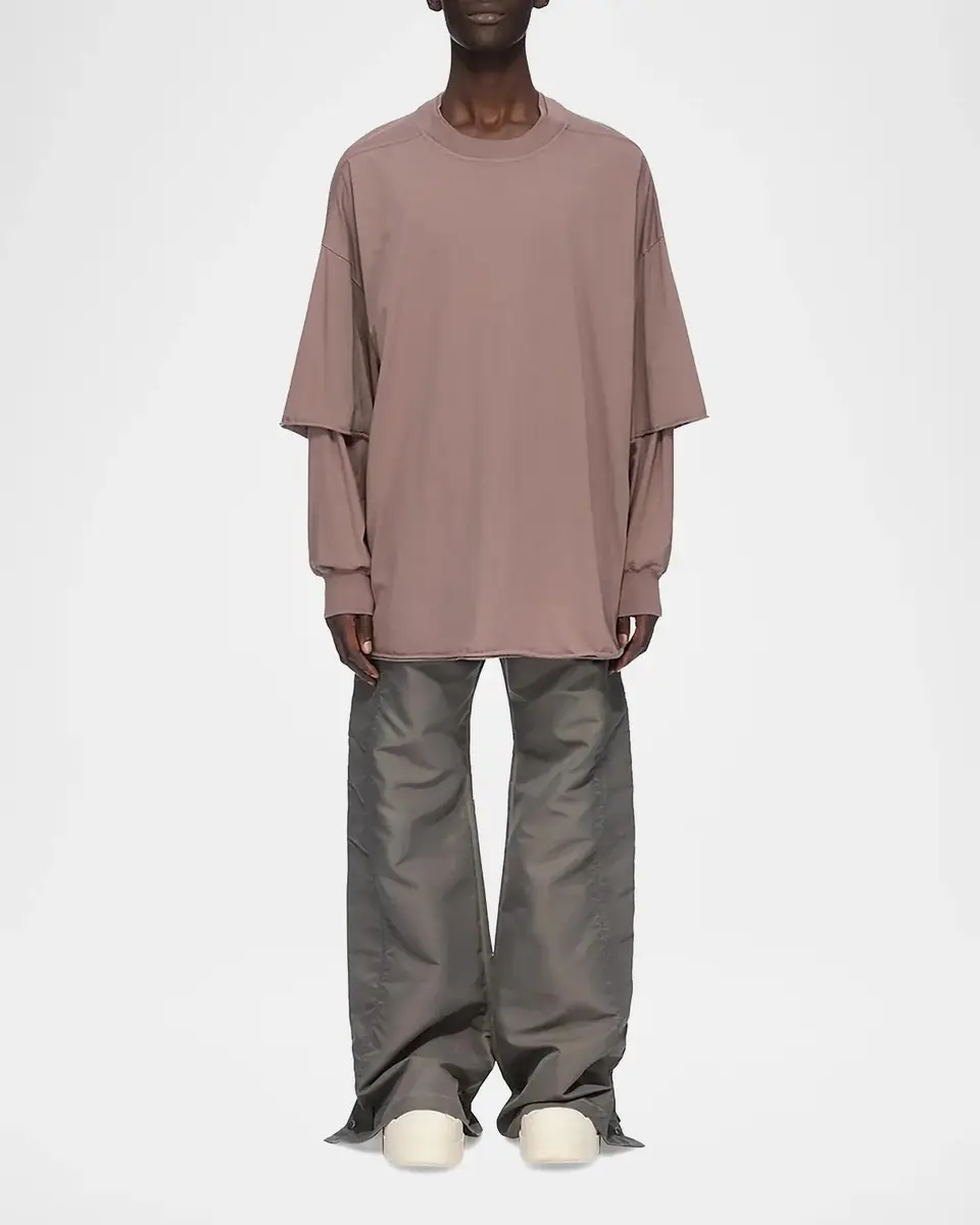 Rick Owens Pusher Snap-Side Wide-Leg Track Pants | Thumbnail 2 Rick Owens Pusher Snap-Side Wide-Leg Track Pants | Thumbnail 2