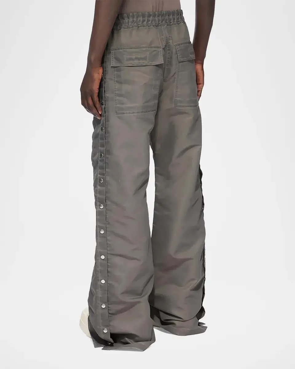Rick Owens Pusher Snap-Side Wide-Leg Track Pants | Thumbnail 3 Rick Owens Pusher Snap-Side Wide-Leg Track Pants | Thumbnail 3