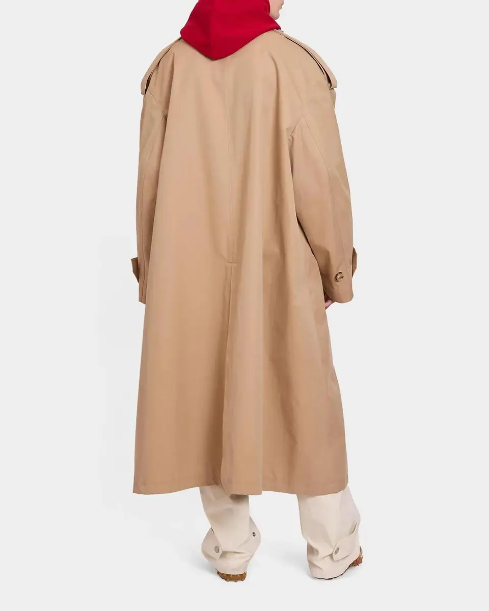 AMI PARIS Cotton Gabardine Trench Coat | Thumbnail 4 AMI PARIS Cotton Gabardine Trench Coat | Thumbnail 4
