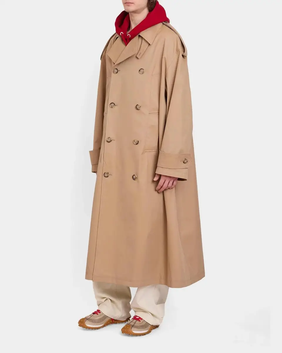 AMI PARIS Cotton Gabardine Trench Coat | Thumbnail 5 AMI PARIS Cotton Gabardine Trench Coat | Thumbnail 5
