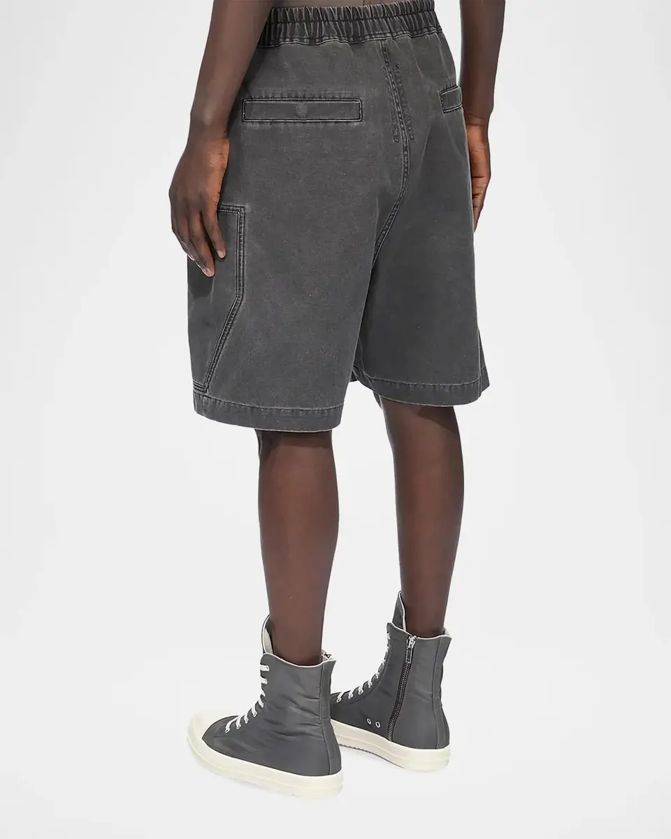 Rick Owens Bauhaus Denim Track Shorts | Thumbnail 3 Rick Owens Bauhaus Denim Track Shorts | Thumbnail 3